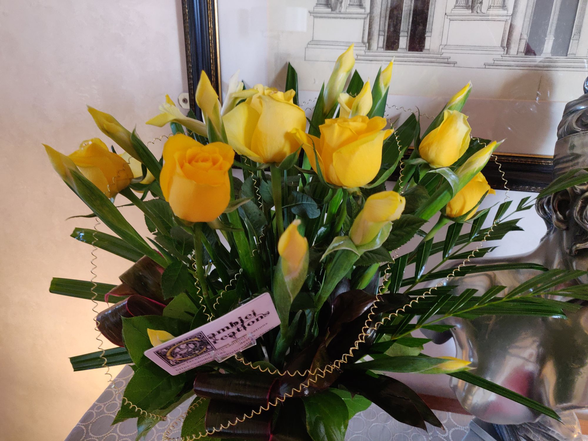 Yellow roses are the promise of new beginnings